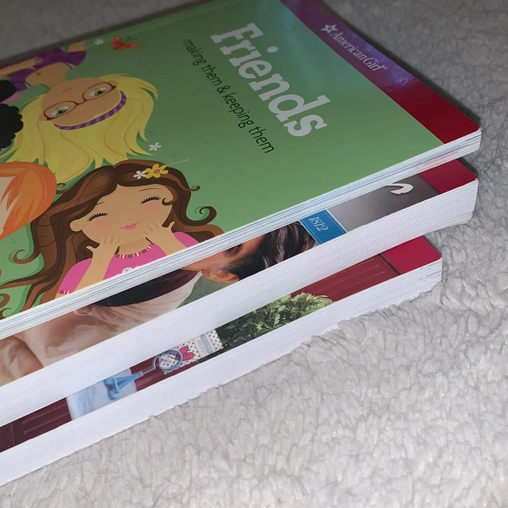 3 American Girl Books Paperback Grace Caroline Friends